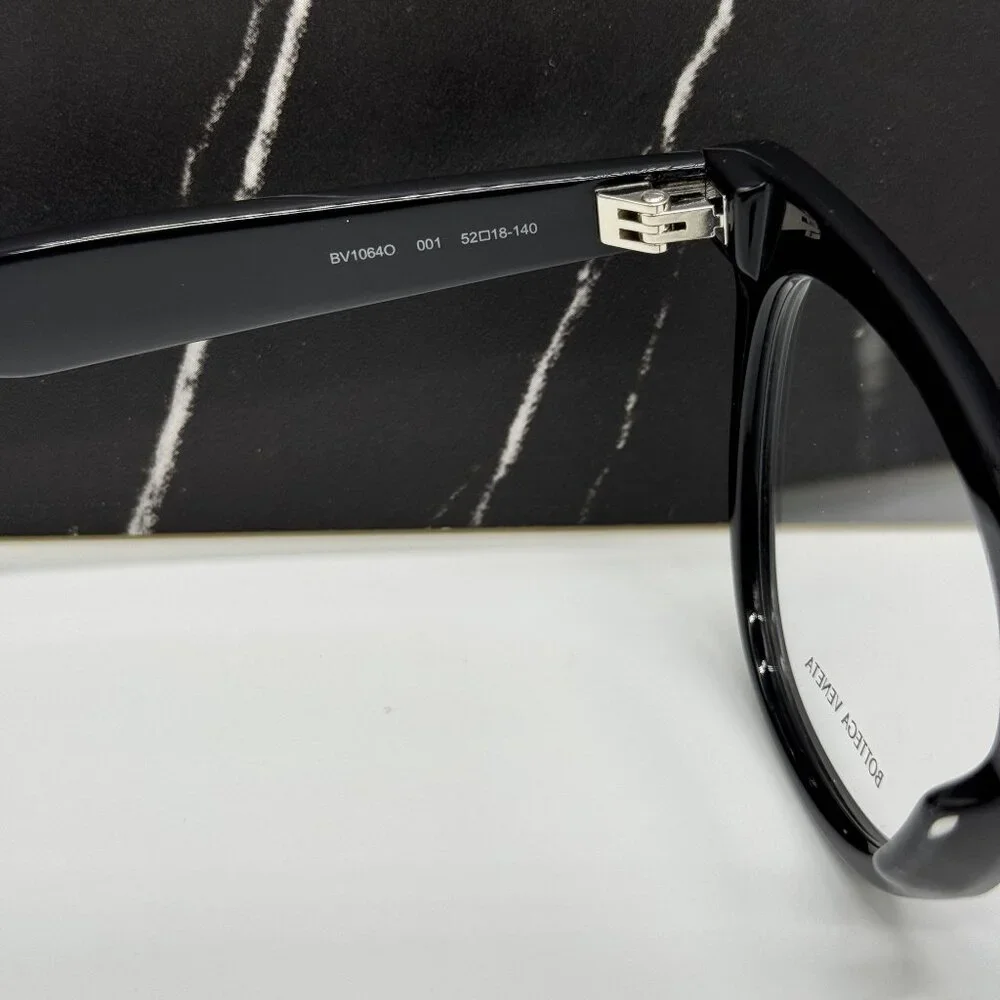 NEW BOTTEGA VENETA BV1064O 001 BLACK WOMEN EYEGLASSES